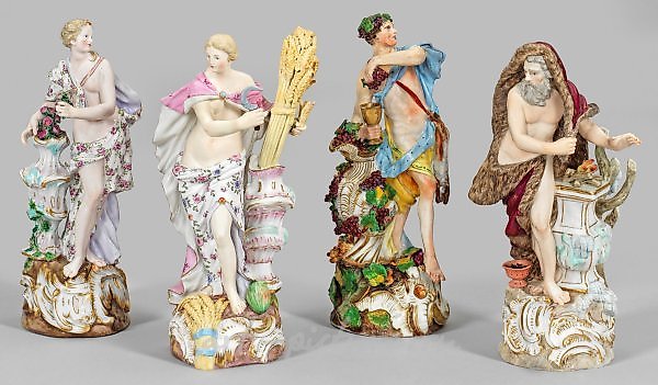 Аллегорический набор "Четыре времени года" от Мейссена