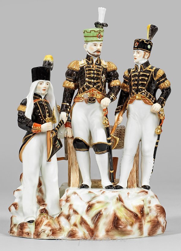 Фарфоровая группа фигур саксонских шахтеров: история и характеристики