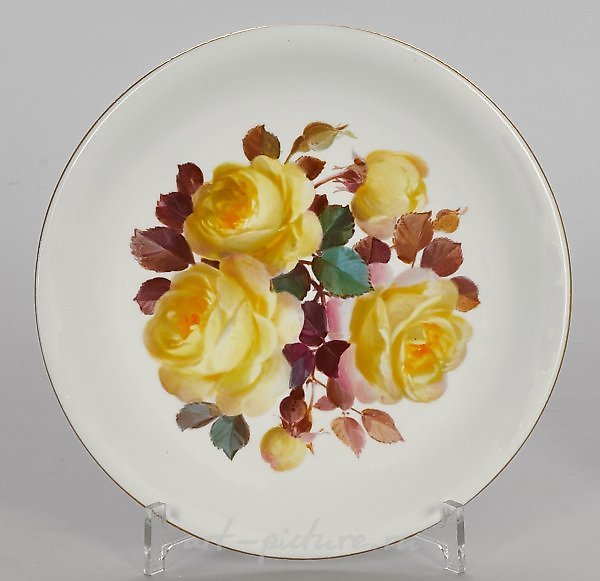 Декоративная тарелка в стиле профессора Юлиуса Эдуарда Браунсдорфа