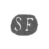 Claymo Master Filiander Samuel Zahari - Leningrad - initials "SF"