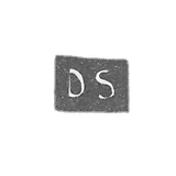 Claymo of an unknown master of Archangelska - initials of "DS" 1796