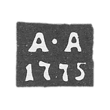 1771-1779 年 安德烈耶夫·安德列伊 - “A-A” 首字母