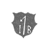 Claymo Master Beem Jordan (Behm Jorge) - Vilno - initials I1B - 1534-1579.