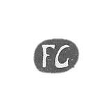 Claymo Master Grabbe Johann Vladimir Friedrich - Riga - initials FG