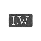 Claymo Master Varyus Johan - Leningrad - initials I.W.