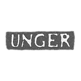 克莱莫·乌尔格·赫尔曼·戈特利布 - 列宁格勒 - UNGER 的首字母