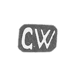 Claymo Master Winkelman Gert - Riga - initials of GW - 1653.