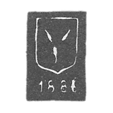 The urban stamp of Saratov, 1866. "Three sterlets"