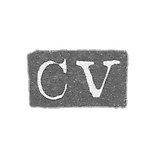 Claymo Master Welsh Christian Andreas - Leningrad - initials CV