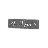 Claymo Master Schper Adolph - Leningrad - initials A.Sper