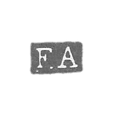 Claymo Master Allenius Fabian Frederick - Leningrad - initials F.A