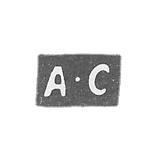 Claymo Master of the Speedons of Alexei - Moscow - initials of A-C - 1762.
