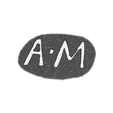 Mukhin Alexander Alekseev大师的污名 - 莫斯科 - 首字母“ AM”