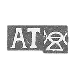 Claymo of an unknown master Leningrad - initials of AT - 1899-1908.