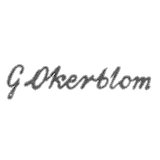 奥克布隆古斯塔夫·马格努斯的印章 - 列宁格勒 - 缩写为“G Okerblom”