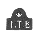 Claymo Master Bonzel Johann Theodor - Leningrad - initials I.T.B. and double-headed eagle
