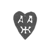 朱达诺夫大师阿列克谢·阿夫捷耶夫 - 莫斯科 - 1723-1735年“AA G”的首字母.