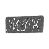 Claymo of an unknown master Leningrad - IFC initials - 1800-1830.