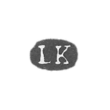 Claymo of an unknown master Leningrad - initials of LK - 1869.