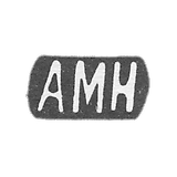 Claymo of an unknown master of Moscow - initials of the AMN - the beginning of the 20th century