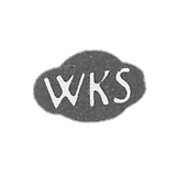 克莱恩索尔格·威廉大师的印记-塔林-缩写"WKS" - 1714-1738 年。