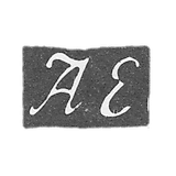 Claymo, unknown Master Polozca, initials AE, 1858.