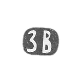 1857年,莫斯科未知大师的克莱莫-“ZB”号首字母.