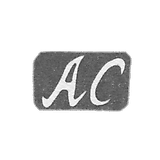 Claymo Master Sukachev Apollo - Voronezh - initials of AS - 1850-1851.