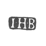 Claymo Master Blom Johann Henryk - Leningrad - initials I-H-B