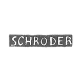 The stamp of master Shredder Johann Lorenz - Leningrad - initials "SCHRODER"