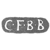 Claymo Master Bradenberg Carl Frederick - Leningrad - initials C-F-B-B