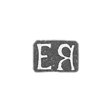 Claymo of an unknown master of Moscow, the initials of EI, 1852-1863.