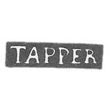 贴有 "TAPPER" 的印章刻有大师亨利希 - 列宁格勒的姓名缩写。