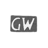 沃尔夫·乔治·威廉大师的污名 - 塔林 - 缩写“ GW”  -  1838-1882。