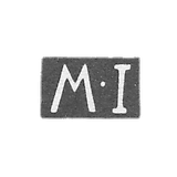 Claymo of unknown master Ryazani - initials of MI - 1789.