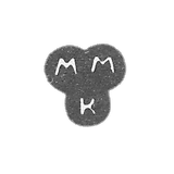 Claymo of an unknown Master Pskov - initials of MK 1793.