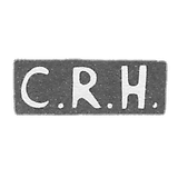 Claymo of an unknown master Riga, the initials of C.R.H. 19th century