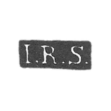 The stigma of the unknown master of Leningrad - the initials "I.R.S."- 1839