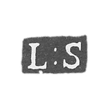 The stigma of the master SMDBERG Israel Ludwig - Leningrad - initials "L: S"