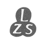 The stigma of the master Cettershtein Lorenz - Tallinn - initials "LZS" - 1757-1758.