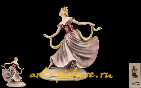 Royal Vienna Porcelain, Royal Belvedere Vienna Figure Of A Dancing Girl, Height