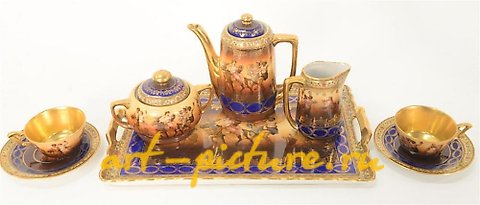 Royal Vienna Porcelain, 28 Piece Royal Crown Derby Tea Service for 12, to include 12...