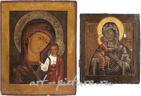 俄罗斯银, 两个图标：费奥多罗夫斯卡圣母和卡萨尼亚圣母大图标