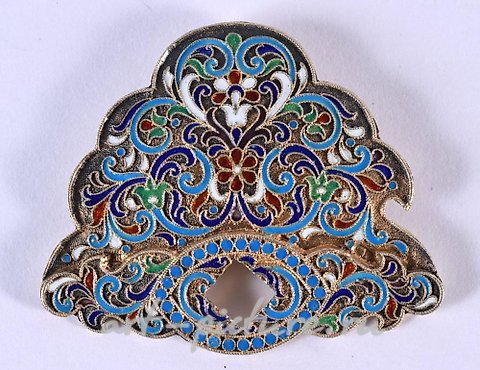 俄罗斯银, 古董俄罗斯银饰品