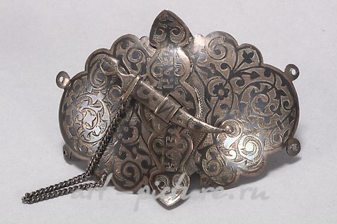 俄罗斯银, 俄罗斯银制扣件