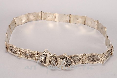 俄罗斯银, 19世纪俄罗斯银与黑色和黄铜