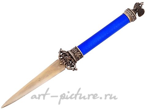 Русское серебро, Русский неоклассический нож для бумаги или открывалка для писем