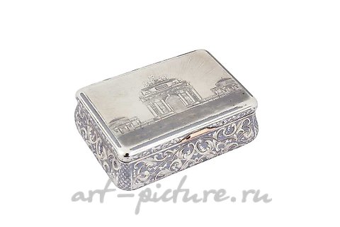 Русское серебро, Русская табакерка Николая I середины 19 века