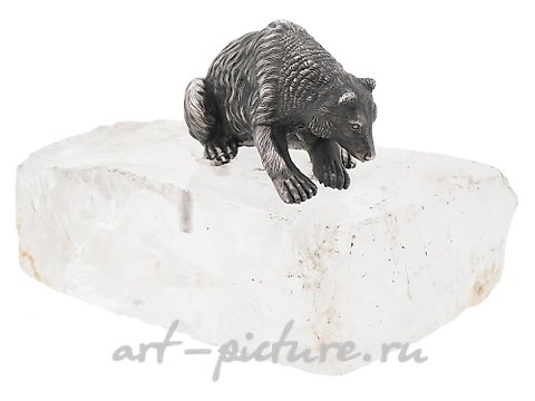 俄罗斯银, 俄罗斯纯银熊雕像