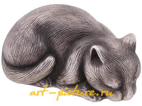 俄罗斯银, 俄罗斯的银制雕塑是以躺着的猫的形状制作的。